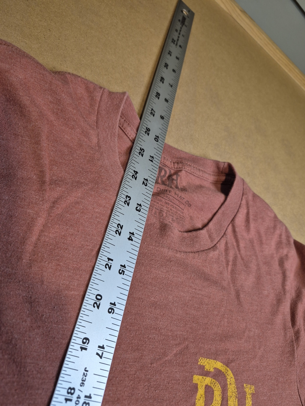 Red Dirt Hat Company Short Sleeve Tee - Dusty Maroon 4608/7 - Picture 4 of 7